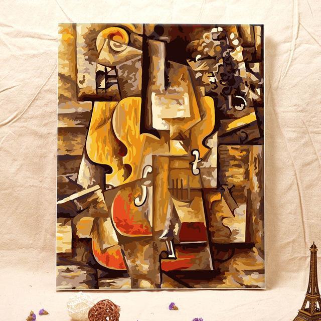 640x640 Picasso's Violin And Grapes - Violin Painting