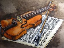 225x169 Violin Painting Ebay - Violin Painting
