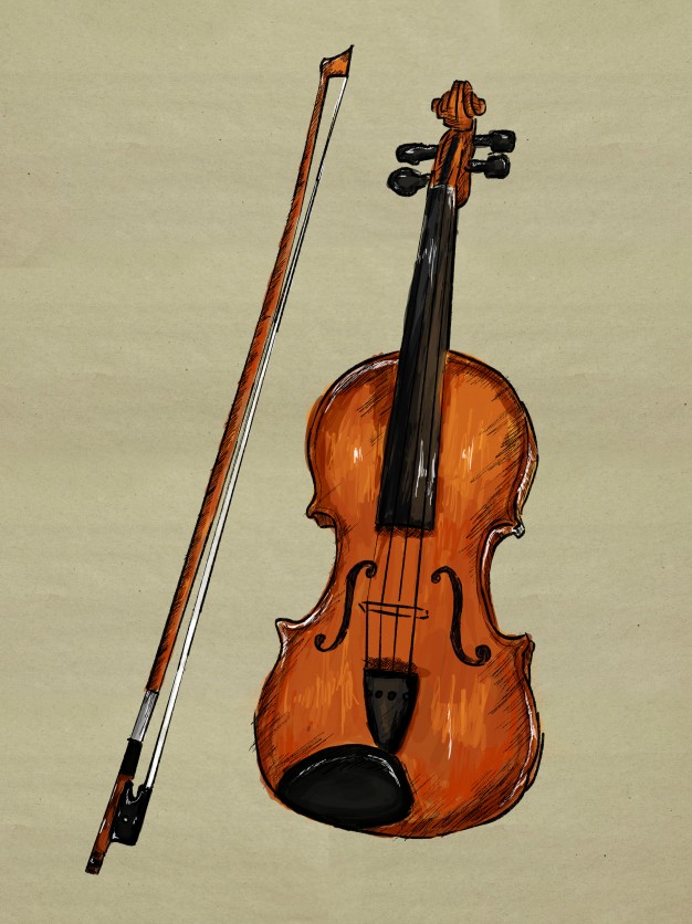 626x836 Violin Painting Image Photo Free Download - Violin Painting