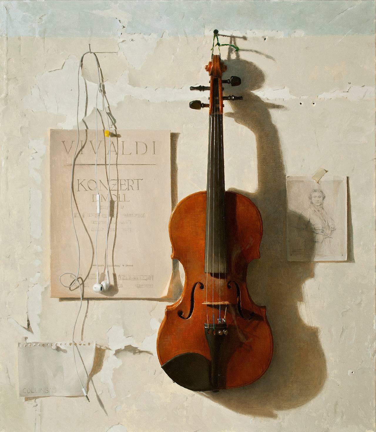 1280x1471 Jacob Collins - Violin Painting