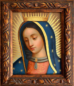 259x300 Our Lady Of Guadalupe'' Virgen De Guadalupe Oil Painting Sold Ebay - Virgen De Guadalupe Original Painting