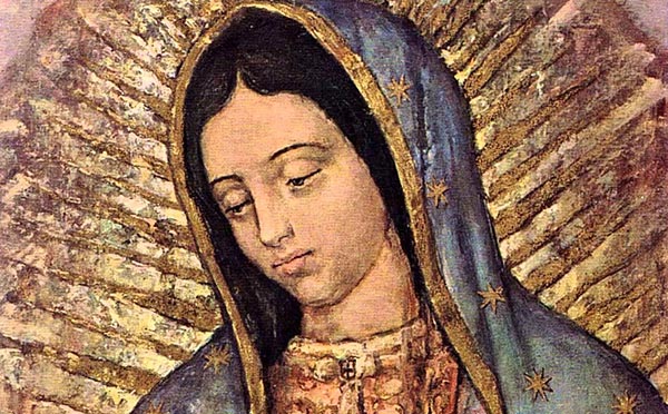 600x372 The Virgin Of Guadalupe - Virgen De Guadalupe Original Painting