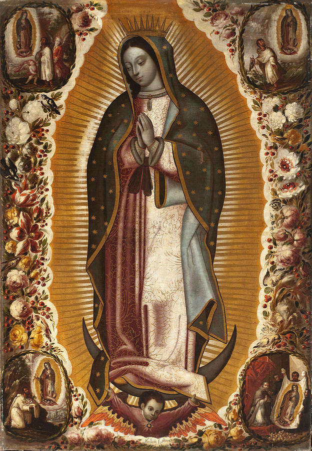 624x900 Virgen De Guadalupe Paintings Fine Art America - Virgen De Guadalupe Original Painting