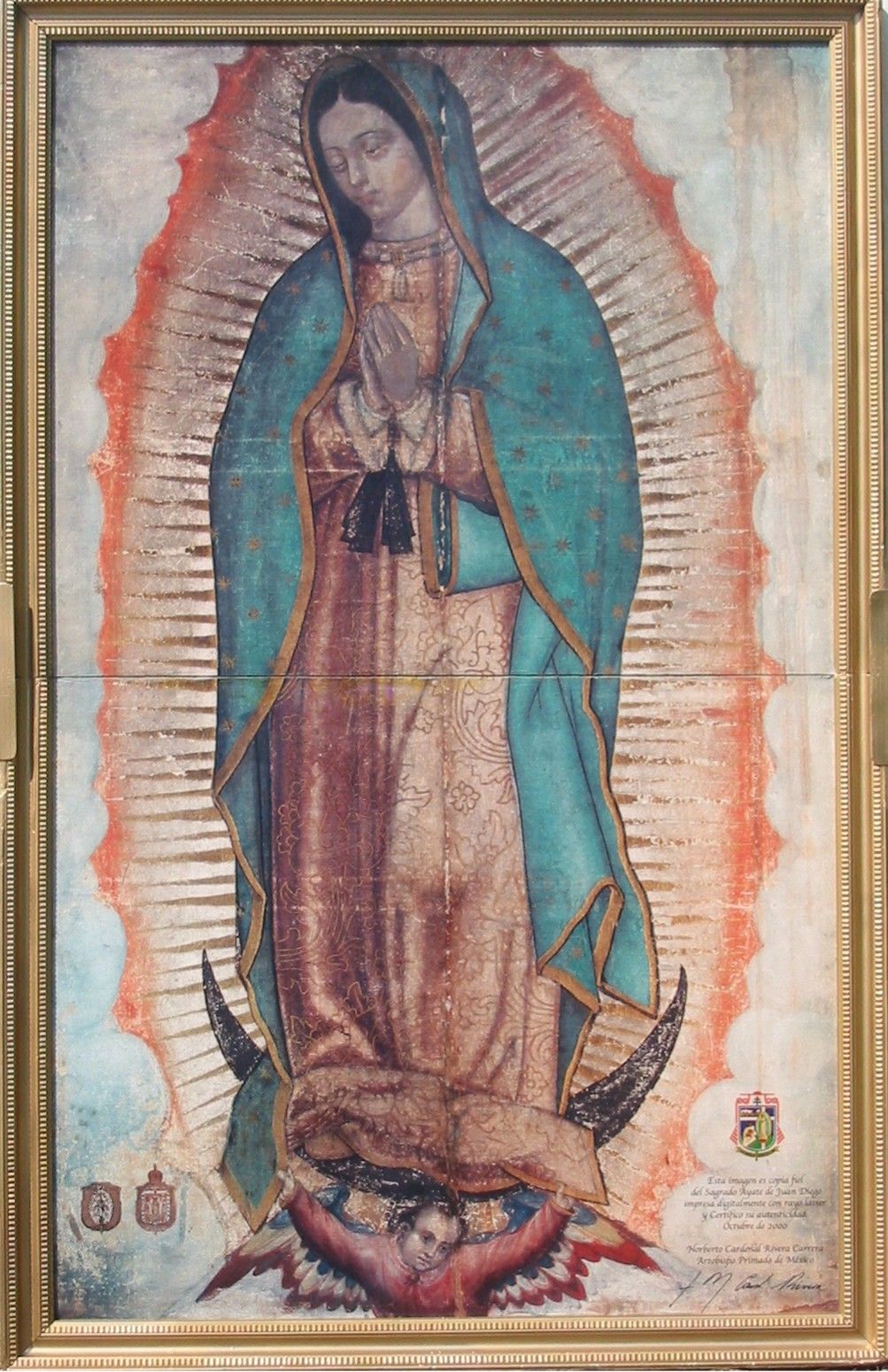 1003x1549 Mi.jpg (Jpeg Image, 1003 1549 Pixels) Religious Art - Virgen De Guadalupe Original Painting