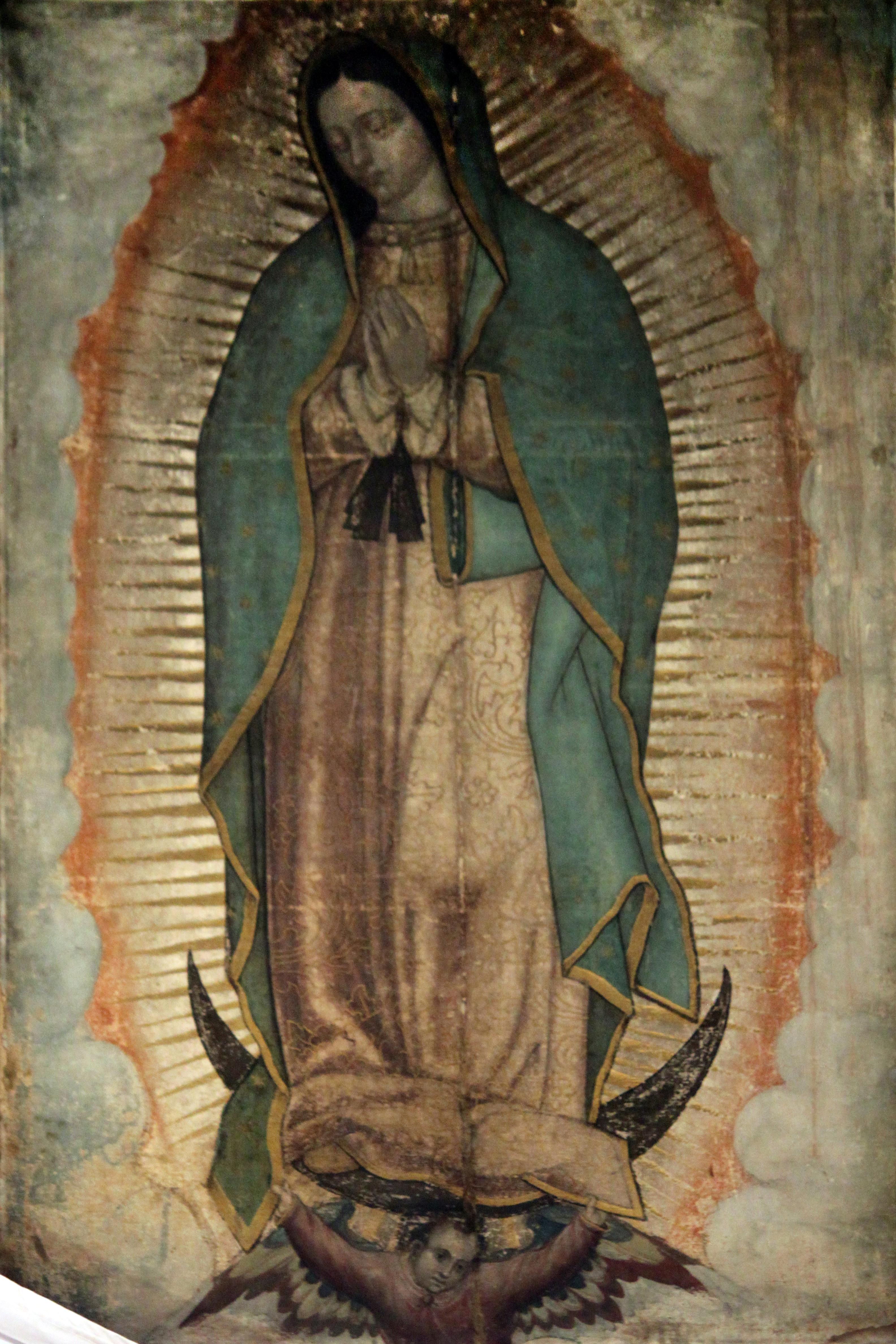 3168x4752 File1531 Nuestra De Guadalupe Anagoria.jpg - Virgen De Guadalupe Original Painting