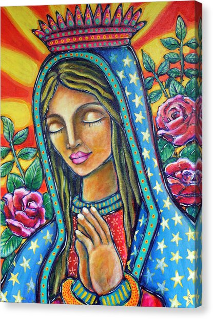 415x622 Virgen De Guadalupe Painting By Shelley Bredeson - Virgen De Guadalupe Painting