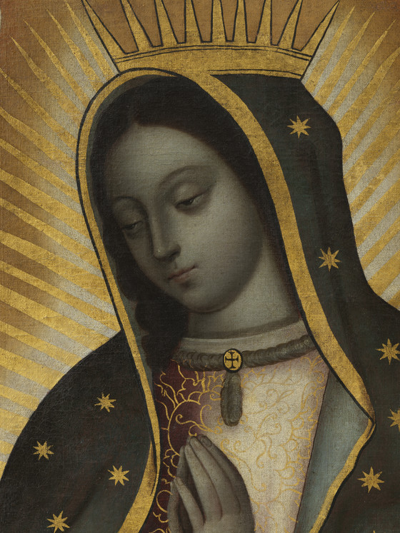 560x747 Virgin Of Guadalupe (La Virgen De Guadalupe) Lacma Collections - Virgen De Guadalupe Painting
