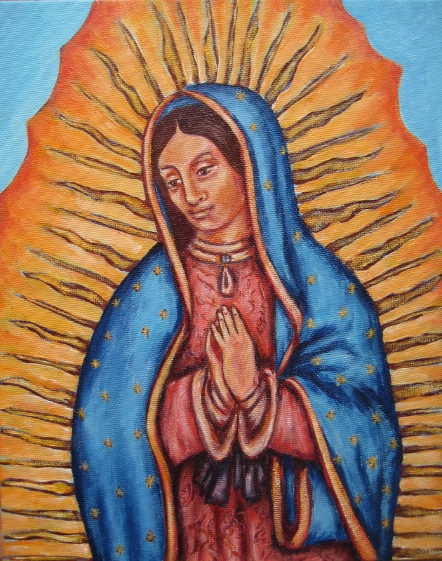 630x800 La Virgen De Guadalupe - Virgen De Guadalupe Painting