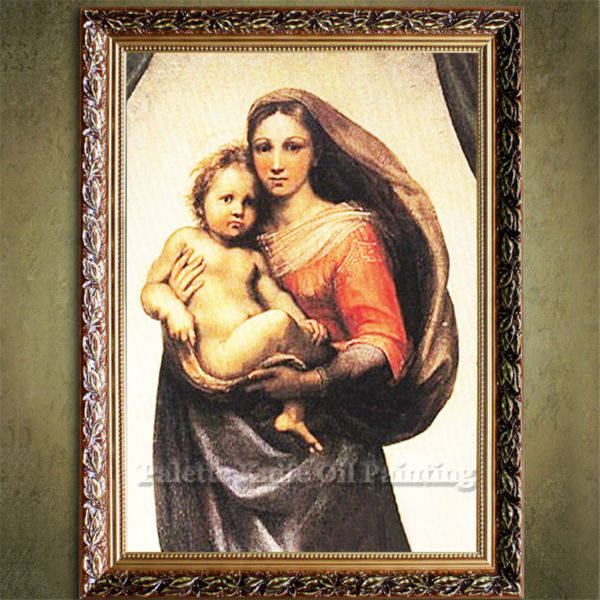600x600 Online Shop Home Decor Jesus Christ Virgin Mary Holding The Jesus - Virgin Mary And Jesus Painting