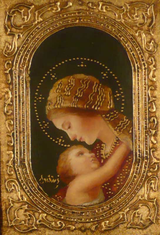 544x800 Virgin Mary Original Oil Painting - Virgin Mary Original Painting