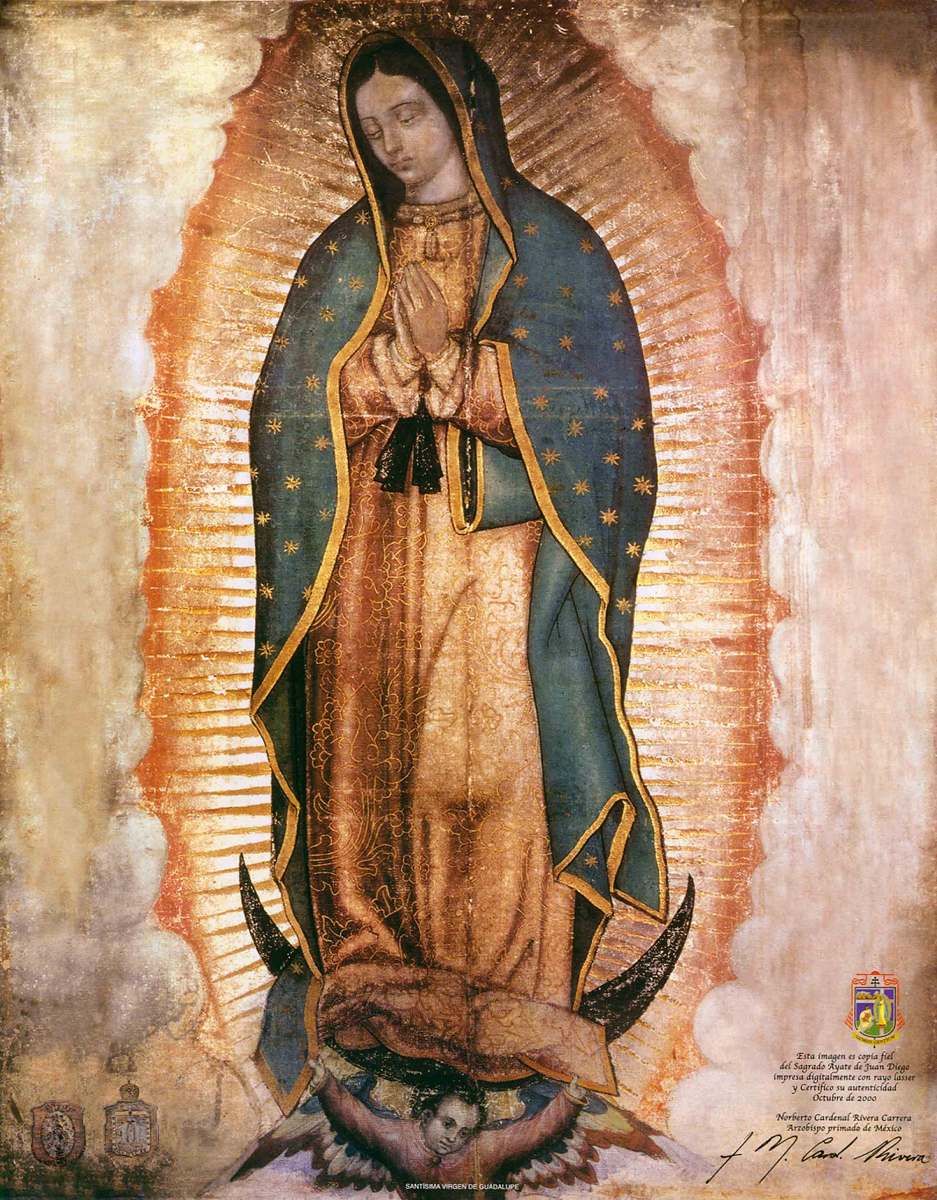 937x1200 El De La Virgen De Guadalupe De Fe - Virgin Mary Original Painting