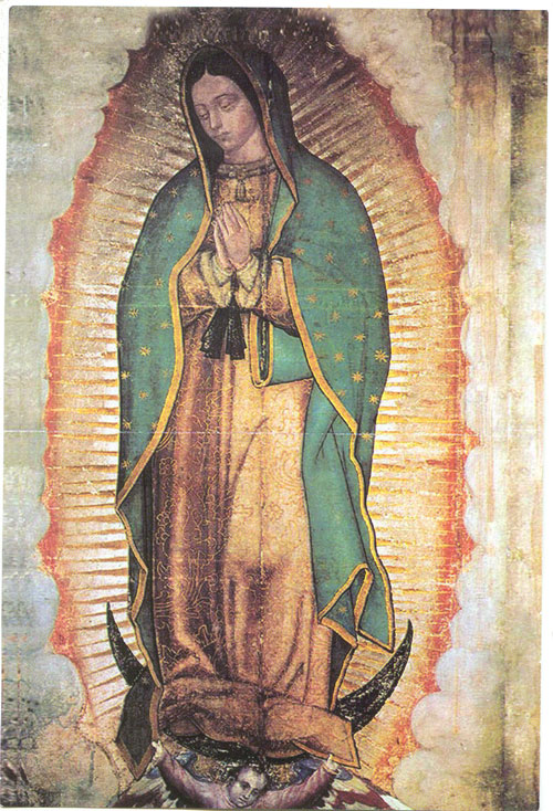 500x734 Miracles Our Lady Guadalupe - Virgin Of Guadalupe Painting