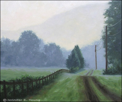430x361 Luminous Landscape Paintings By Virginia Artist Jennifer Young - Virginia Painting