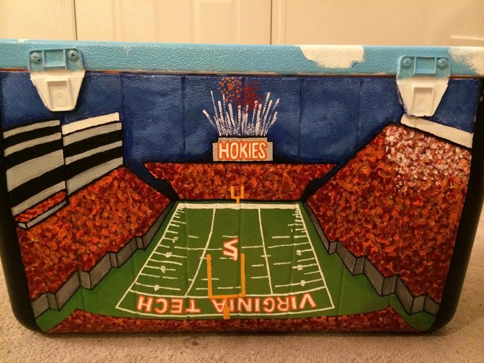 960x720 Vt Virginia Tech Football Stadium Cooler Coolers - Virginia Tech Painting