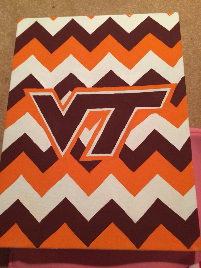 852x1136 Virginia Tech Canvas Painting College Diy Virginia - Virginia Tech Painting