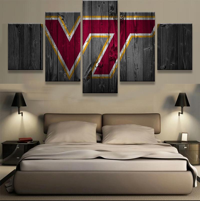 800x804 Green Virginia Tech Hokey Football It Make Your Day - Virginia Tech Painting