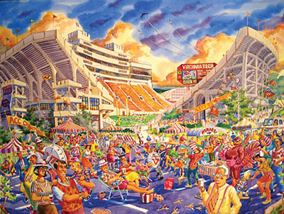 Virginia Tech Painting at PaintingValley.com | Explore collection of ...