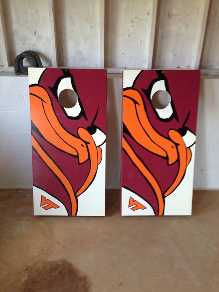 720x960 Ot Cornhole Contest Sponsored By Chipotle The Key Play - Virginia Tech Painting