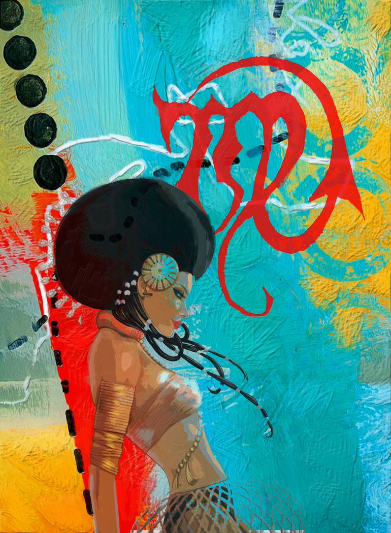 770x1050 Saatchi Art Virgo Painting By Corporate Art Task Force - Virgo Painting