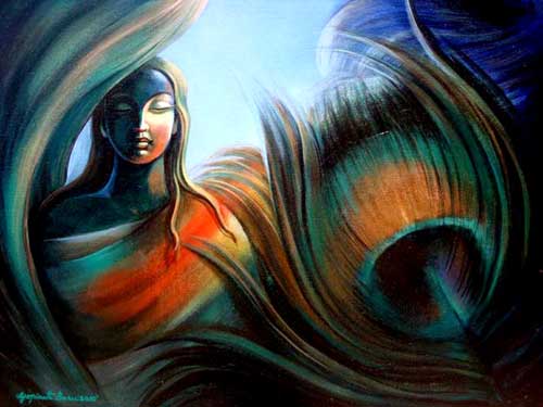 500x375 Lord Vishnu Painting 001 Manufacturer In Kolkata West Bengal India - Vishnu Painting