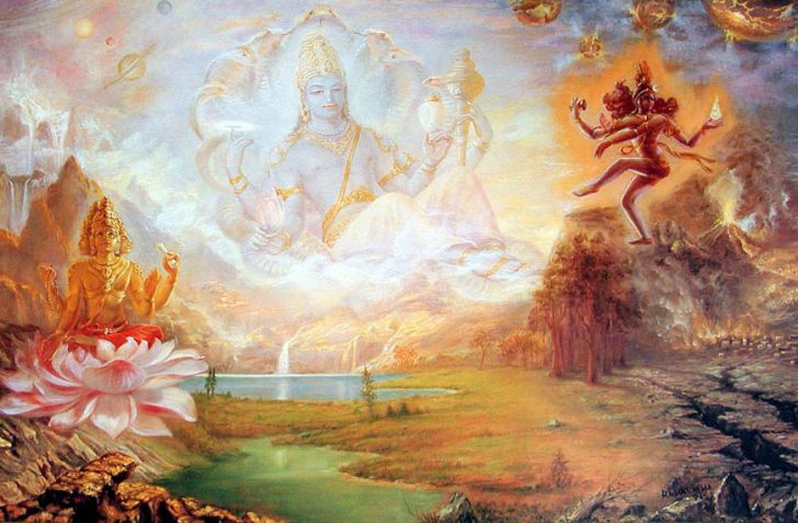 728x477 Vishnu Painting - Vishnu Painting