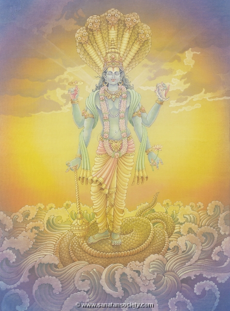 474x640 Vishnu Pictures Paintings Of Vishnu - Vishnu Painting