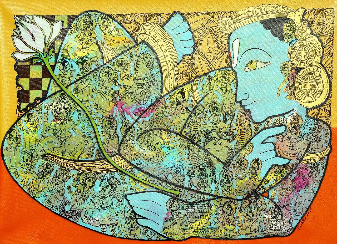 1280x928 Buy Vishnu Painting By Ramesh Gorjala Online In India - Vishnu Painting