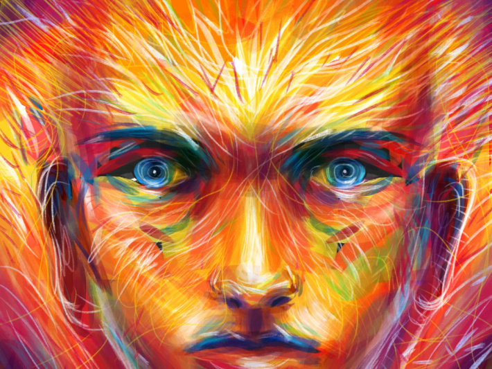 710x533 Visionary Portrait Speed Painting - Visionary Painting