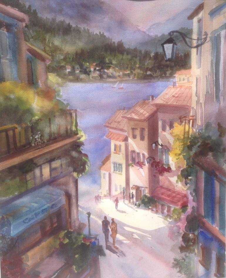 770x946 Saatchi Art European Vista Painting By Betty Carr - Vista Painting