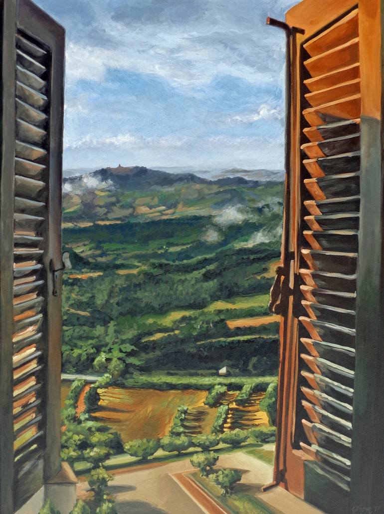 770x1030 Saatchi Art La Vista Painting By Jennifer Swoyer - Vista Painting