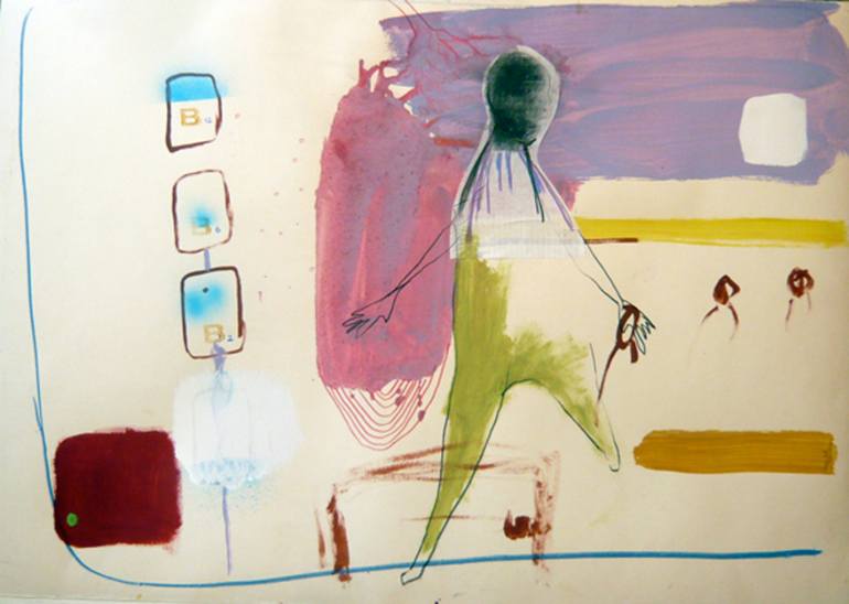 770x548 Saatchi Art Vitamin 10 Painting By Paolo Loschi - Vitamin Painting