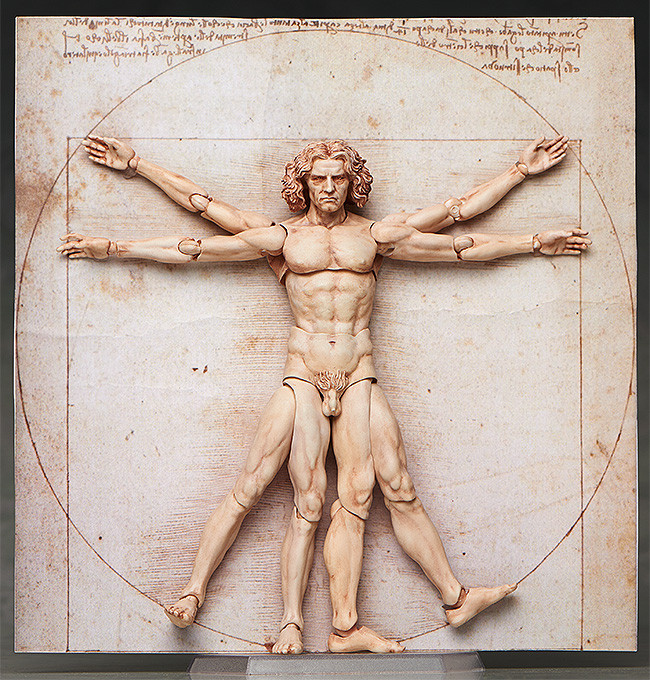 650x680 Figma Vitruvian Man - Vitruvian Man Painting