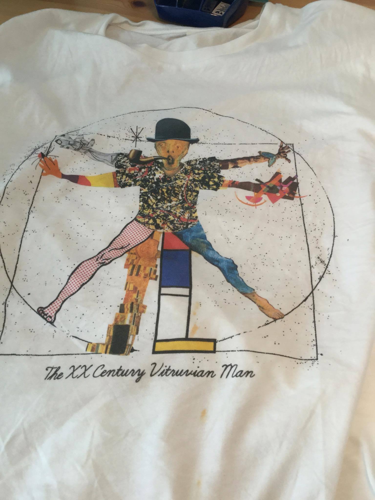 1536x2048 Cultural History - Vitruvian Man Painting