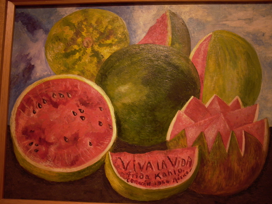 930x698 Viva La Vida, Watermelons Frida Kahlo - Viva La Vida Painting