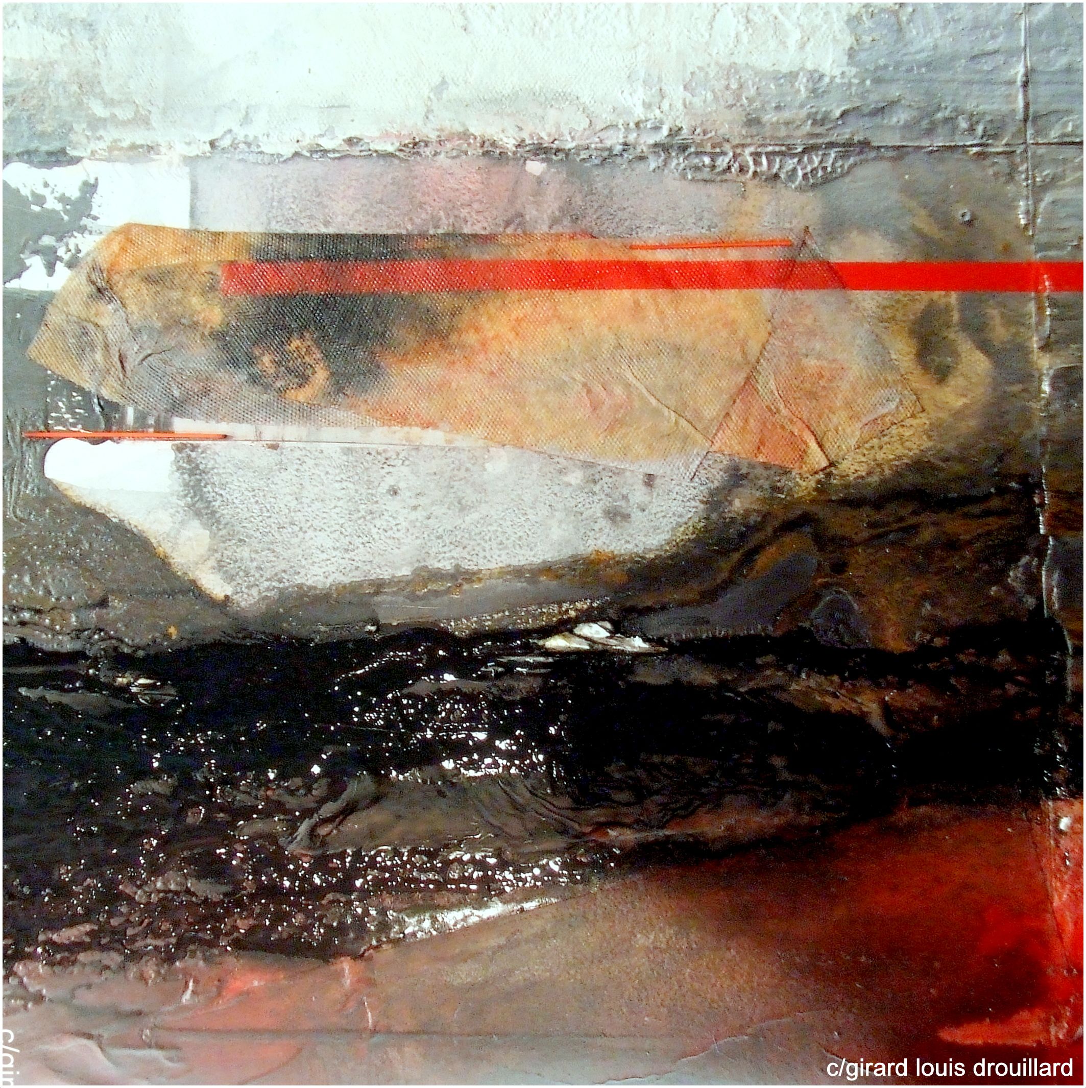 2127x2131 Mixed Media Painting - Vive La France Painting