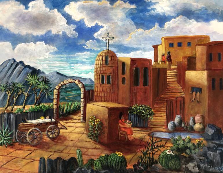 770x599 Saatchi Art Vive Tu Vida Painting By Randy Burns - Vive Painting