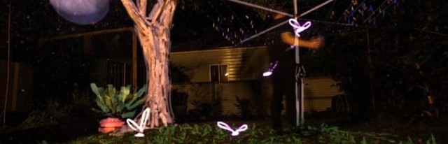 640x206 Tilt Brush Backyard Mixed Reality Vr Painting In Nature With Htc - Vive Painting