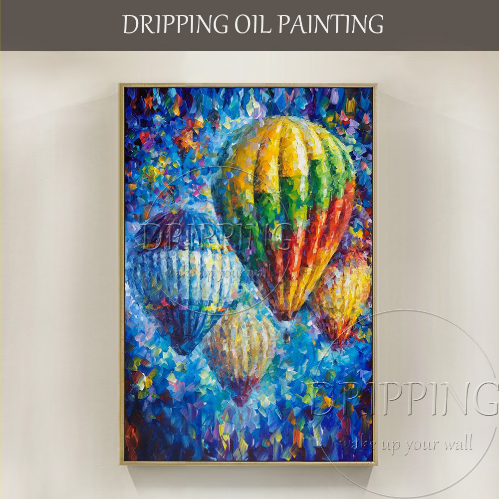 1000x1000 Pop Artwork High Quality Vivid Colors Hand Painted Canvas Hot Air - Vivid Painting