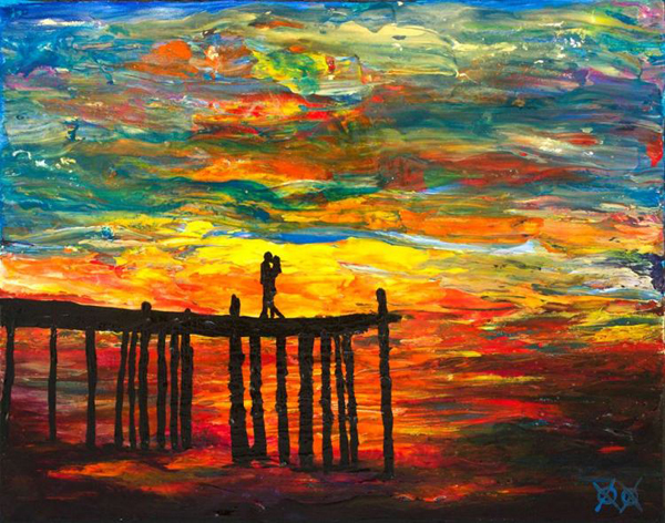 600x472 Stunning Vivid, Dynamic Paintings By John Bramblitt, Blind Artist - Vivid Painting