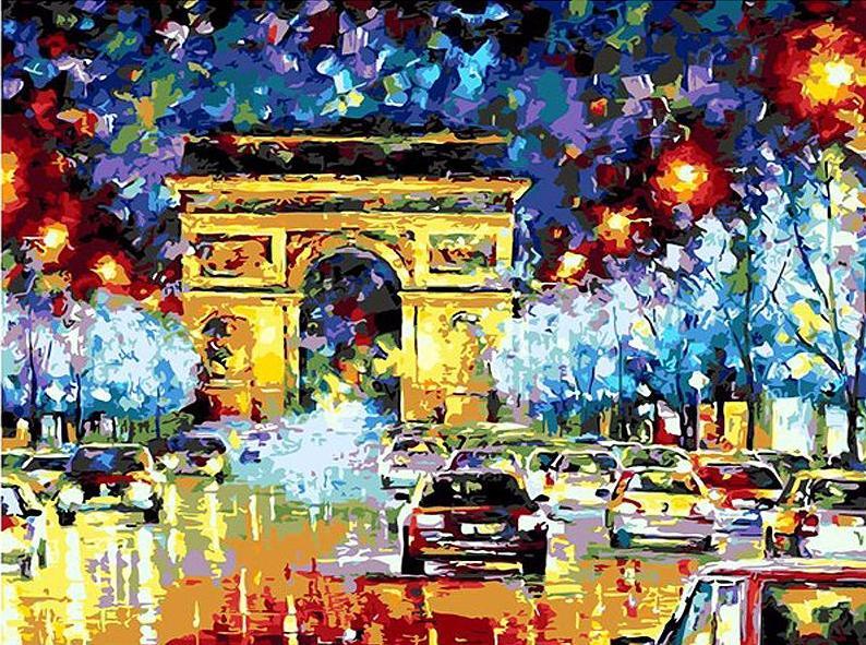 794x591 Vivid Champ Elysees - Vivid Painting