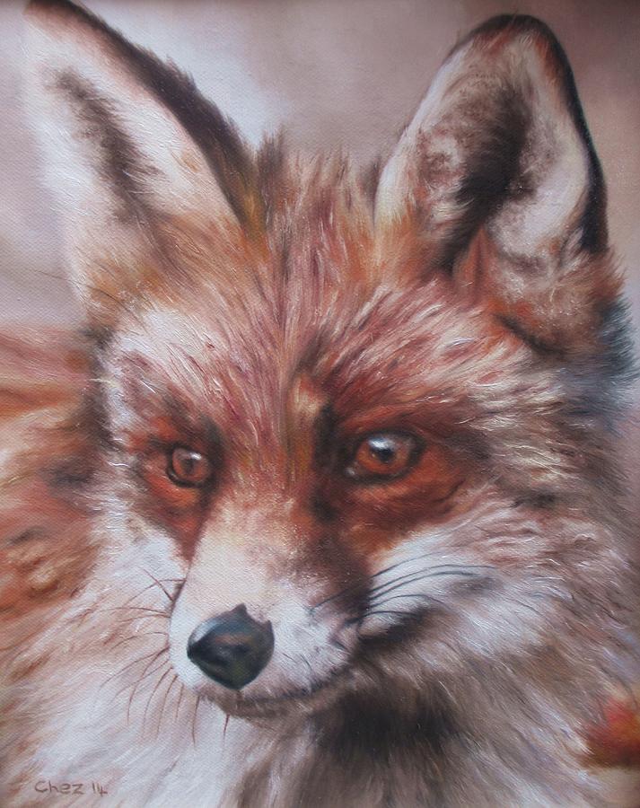 713x900 Vixen Painting By Cherise Foster - Vixen Painting