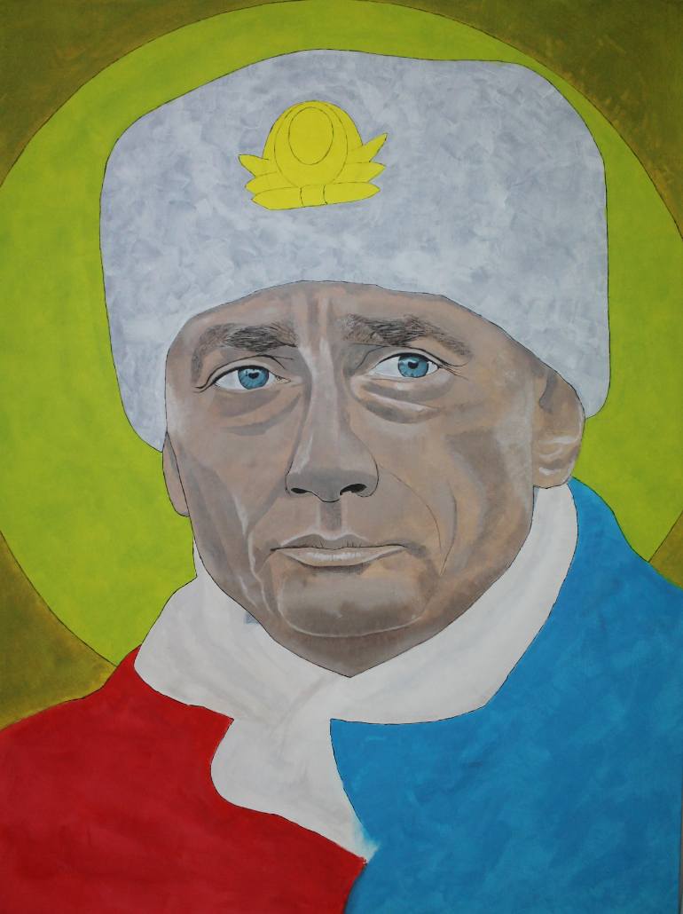 770x1030 Saatchirt Vladimir Putin Painting By Rumjantsev - Vladimir Putin Painting