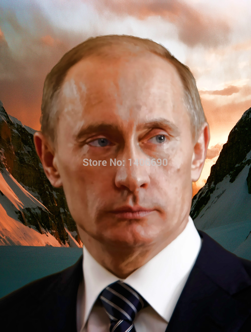 1000x1319 Top Art Work - Vladimir Putin Painting