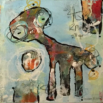 358x359 Basketball Vocabulary Andrea Bogdan, Artist - Vocabulary Painting