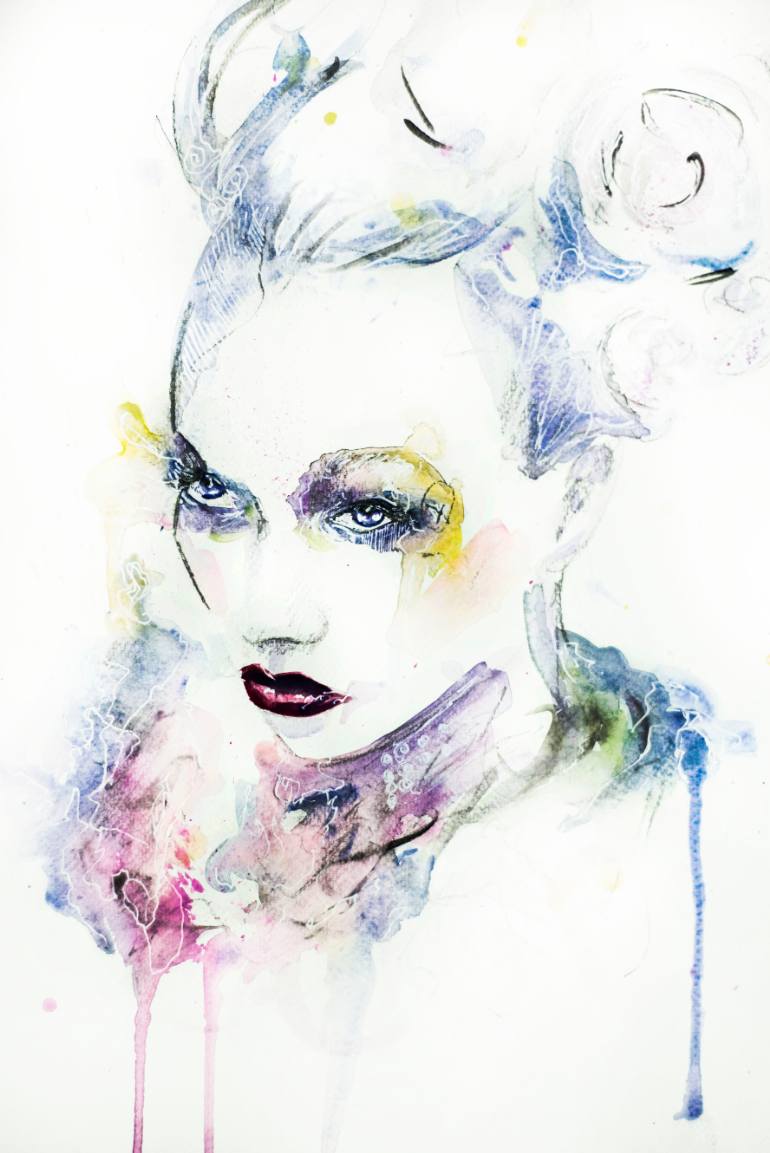 770x1153 Saatchi Art Vogue Painting By Chris Silver - Vogue Painting