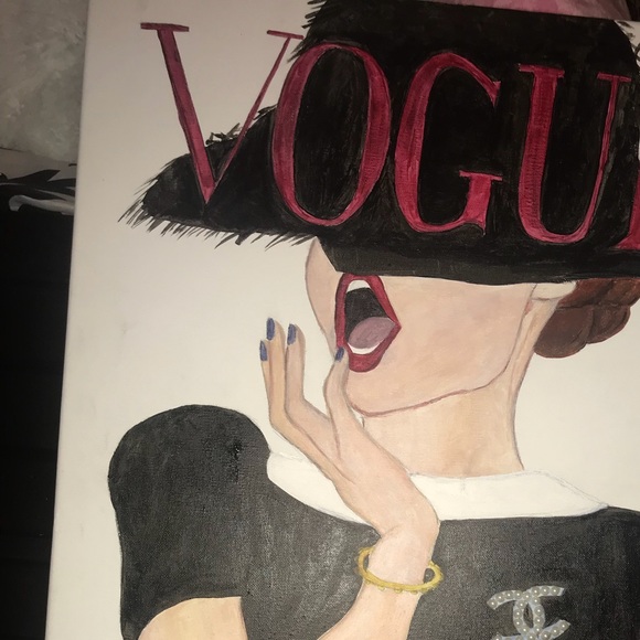 580x580 Vogue Accessories Painting Poshmark - Vogue Painting