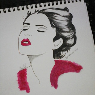320x319 Vogue Drawings On Paigeeworld. Pictures Of Vogue - Vogue Painting