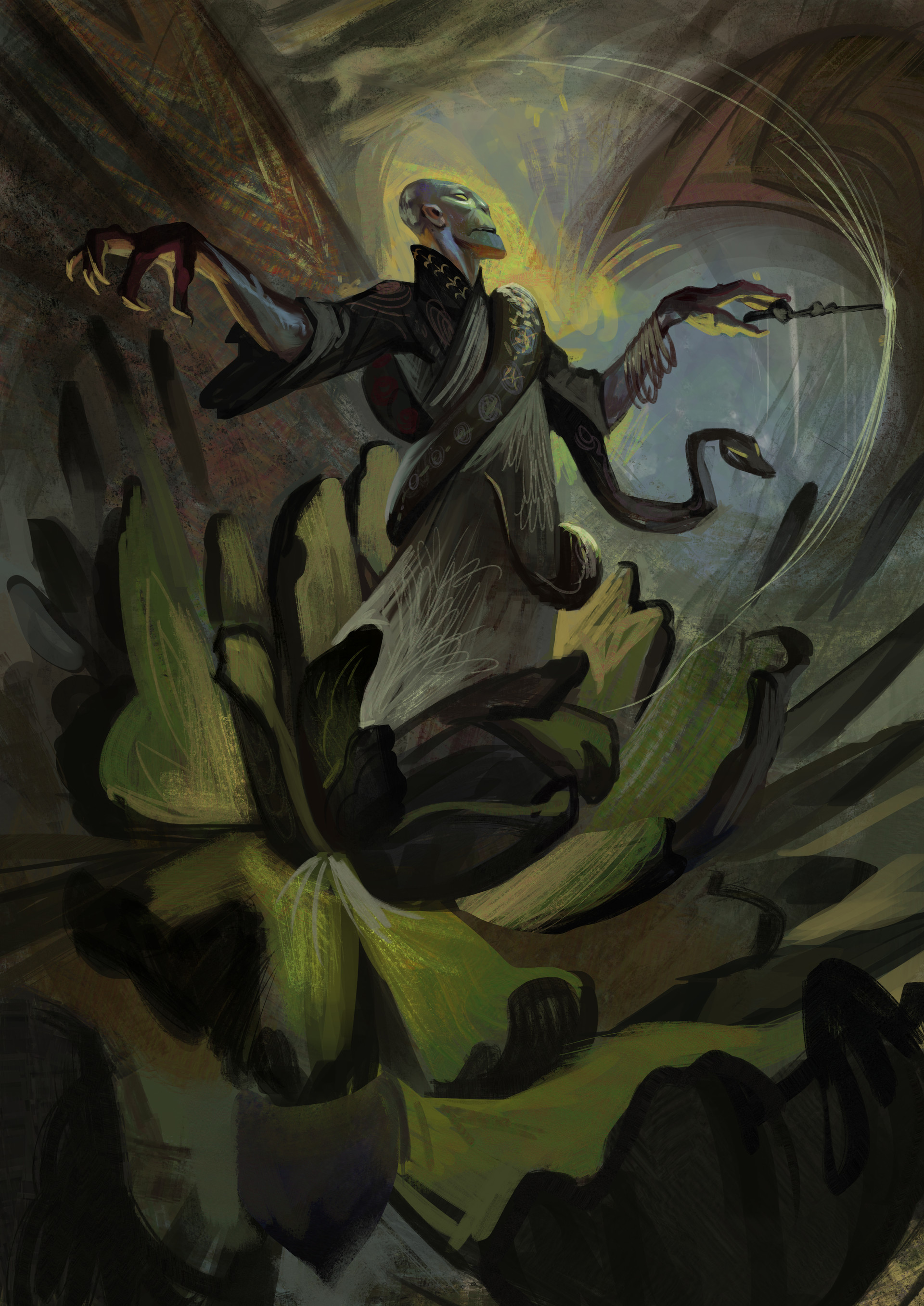 1920x2715 Artstation - Voldemort Painting