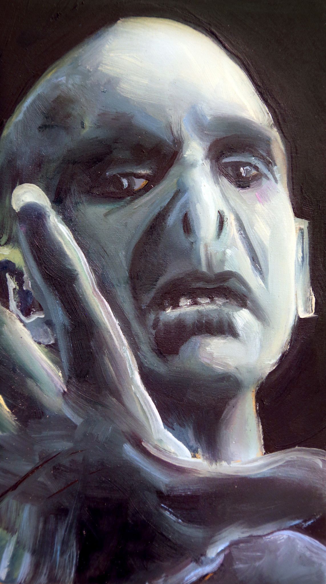 1143x2048 Voldemort Original Oil Painting - Voldemort Painting