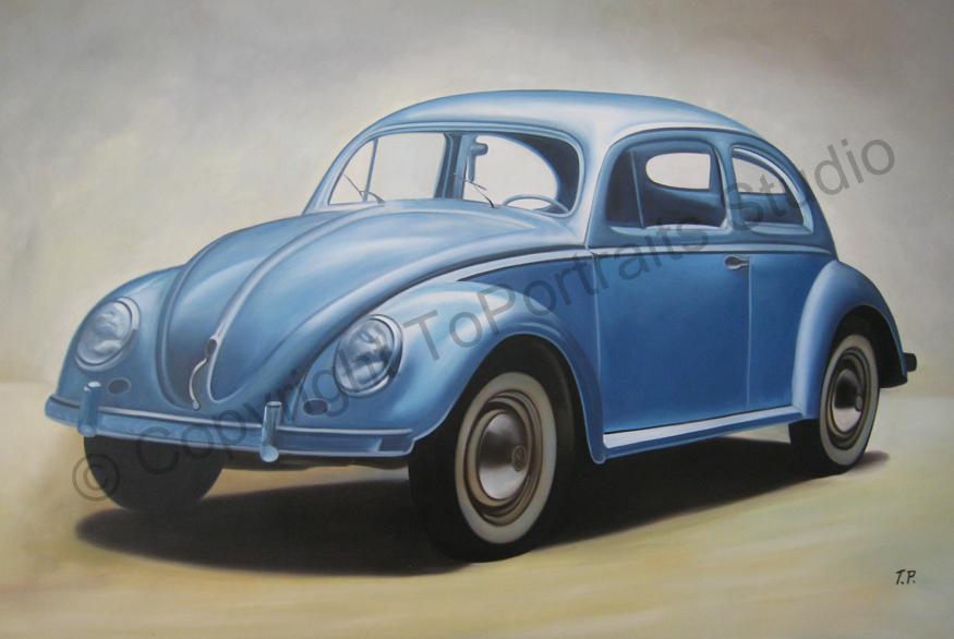 875x586 Volkswagen Beetle 1963 - Volkswagen Painting
